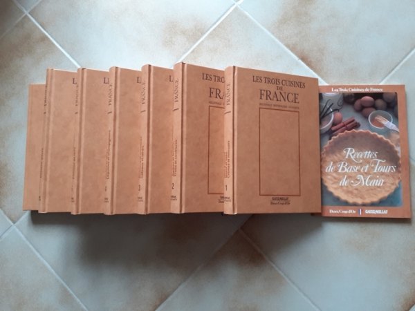Livres de recettes " les trois cuisines de france