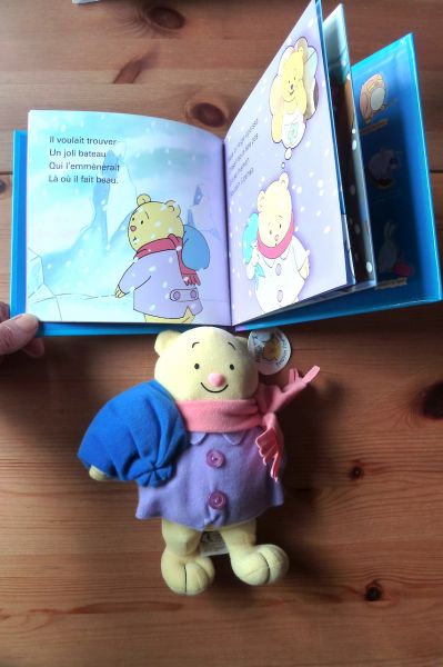 Vente Livret + peluche " l'ourson " ou "la grenouille "