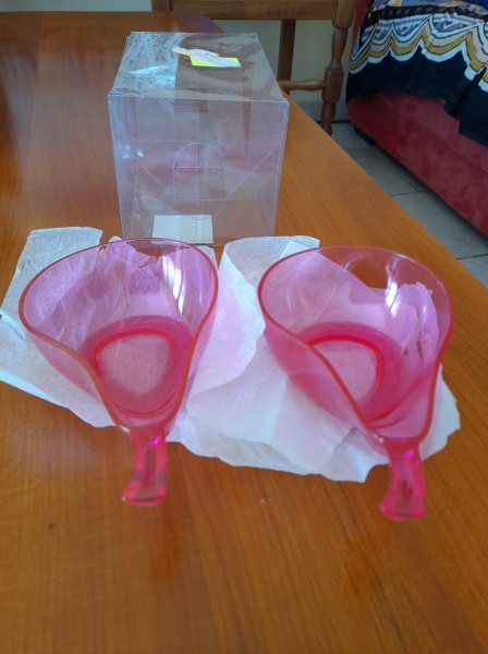 Vente Lot 2 bols &agrave; fruits - coupelles forme poires