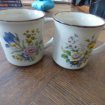 Lot 2 mug avec fleur