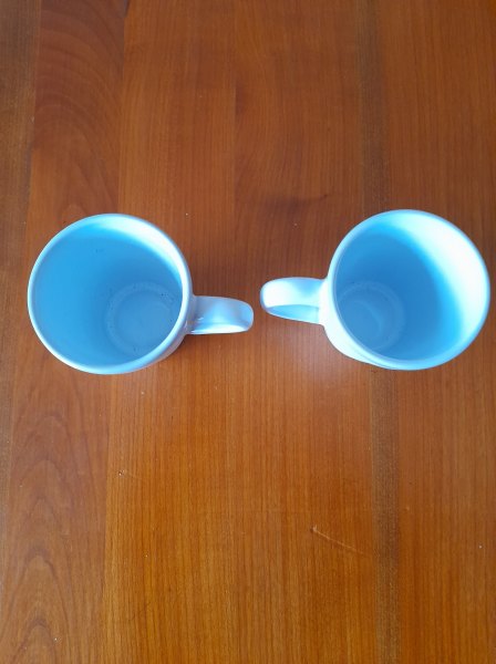 Annonce Lot 2 mug blanc en c&eacute;ramique