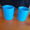 Annonce Lot 2 mug bleu en céramique