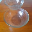Lot 2 saladiers en verres duralex