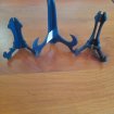Lot 3 petits chevalets en plastique