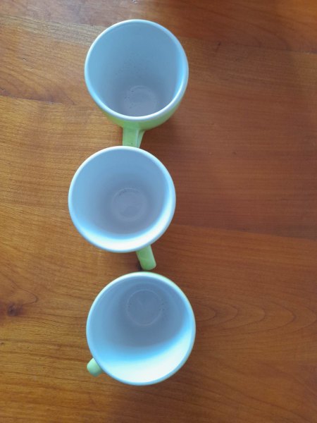 Vente Lot 3 tasses publicitaires expresso en c&eacute;ramiques