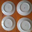 Annonce Lot 4 assiettes plates à repas en grès tulowice