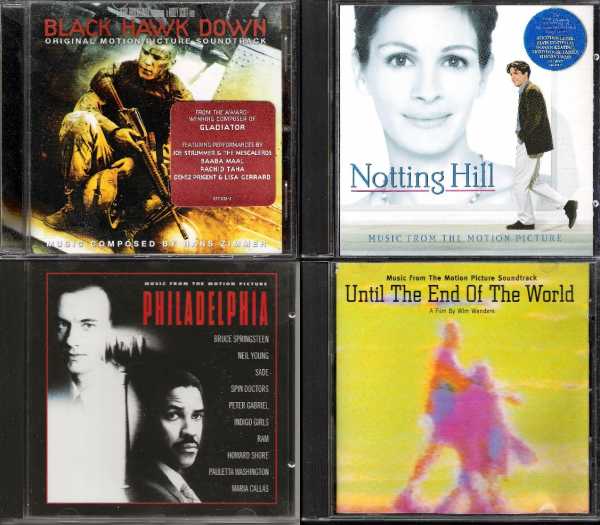 Lot 4 cd - musiques de films