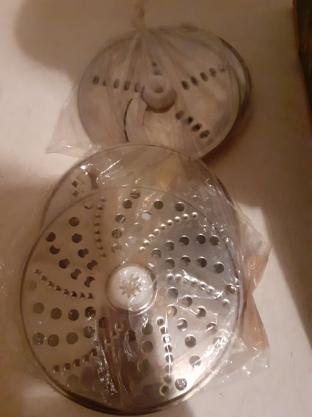 Lot 4 disques pour robots de cuisine