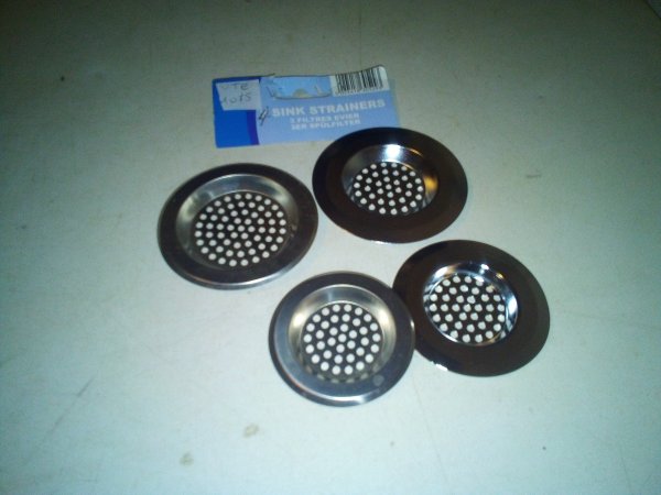 Lot 4 filtres/bouchon a évier
