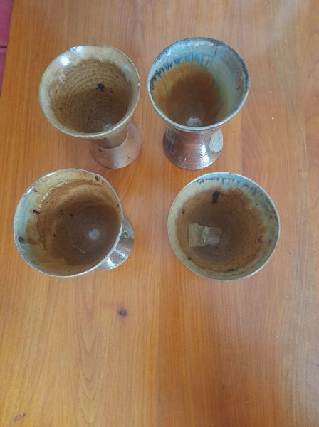 Vente Lot 4 mazagran en gr&egrave;s