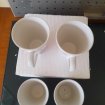 Lot 4 mugs hiboux - françoise saget pas cher