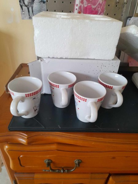 Lot 4 mugs paris délices - françoise saget pas cher