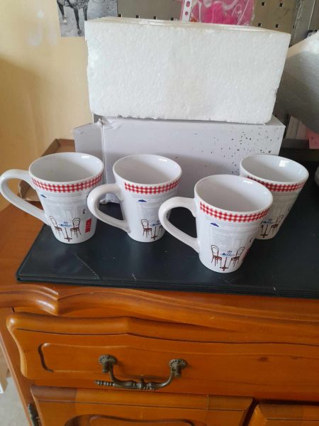 Lot 4 mugs paris délices - françoise saget