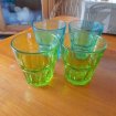Lot 4 verres de table