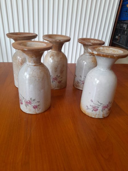 Lot 5 mazagrans en gr&egrave;s pas cher