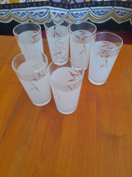 Lot 6 grands verres pas cher