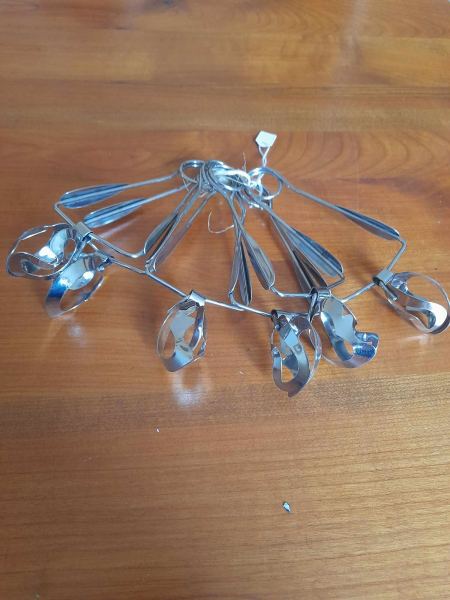 Vente Lot 6 pinces &agrave; escargots - inox