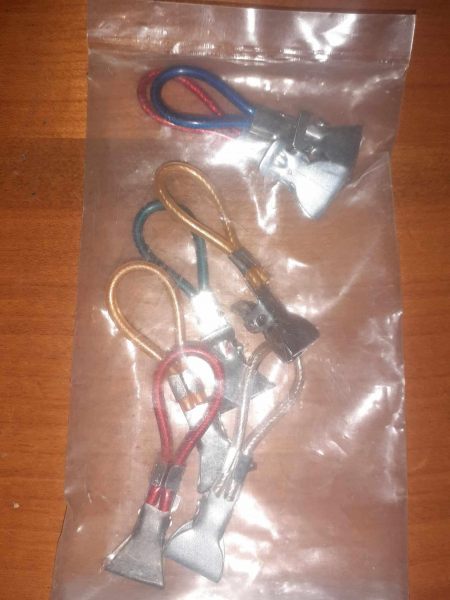 Lot 7 pinces accroche torchons