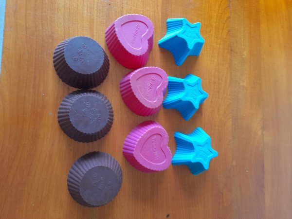 Vente Lot 9 moules individuels en silicone