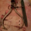 Lot anciens compas à menuisier ou métalurgie