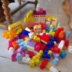 Lot brick de construction pemier age en plastique