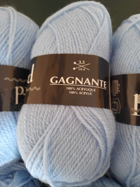 Lot de 10 pelotes gagnante plassard  bleu 902 pas cher