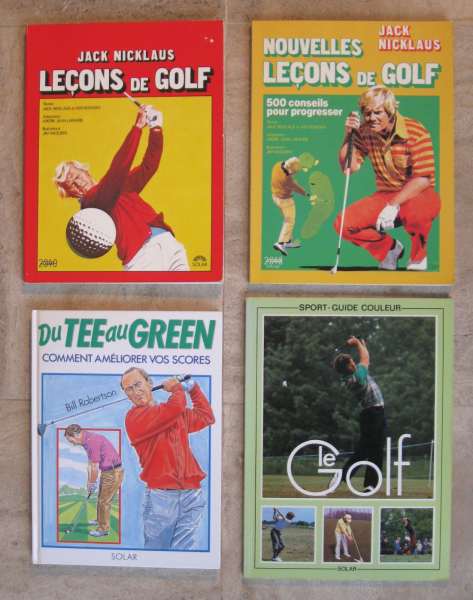 Vente Lot de 15 livres sur le golf