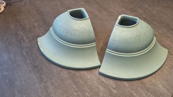 Lot de 2 appliques d'angle