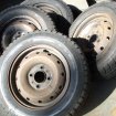 Lot de 4 roues neige peugeot citroën en 13 pouces