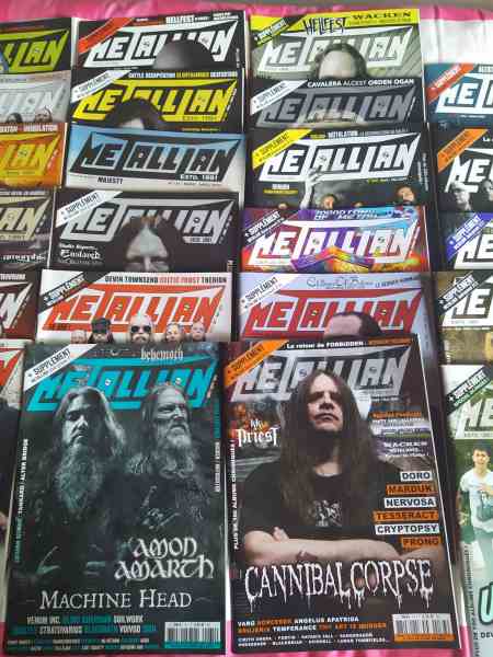 Lot de revues metallian