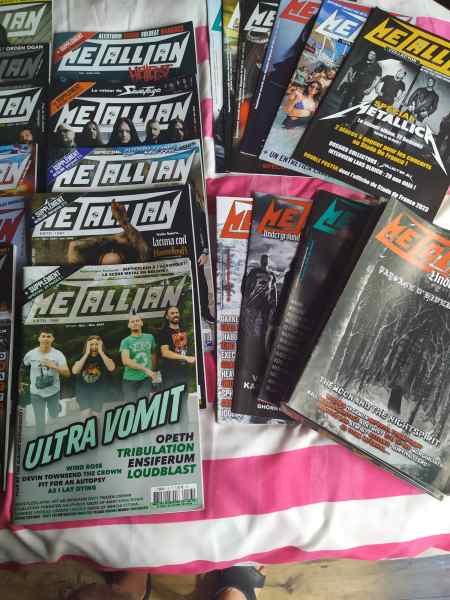 Lot de revues metallian pas cher