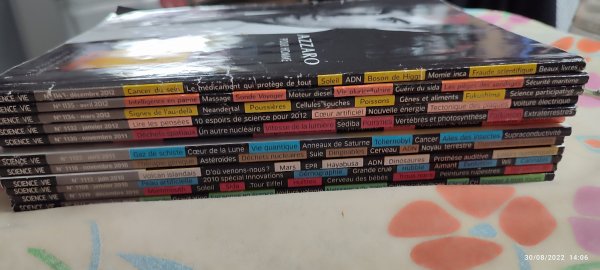 Vente Lot de sciences et vie anciens
