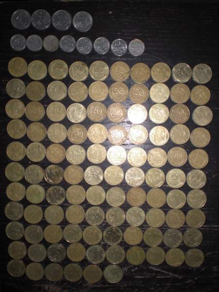 Lot n&deg;1 ou n&deg;2 ou n&deg;3 pieces 1 frs- 50 cts- 20 cts