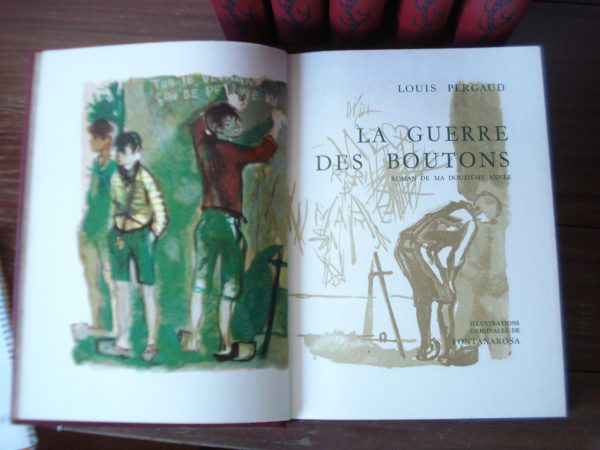 Louis pergaud en 6 volumes, édition du cinquantena pas cher