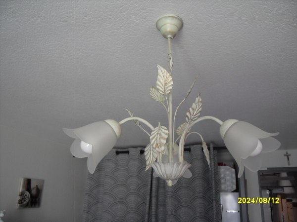 Lustre suspension 3 branches pas cher