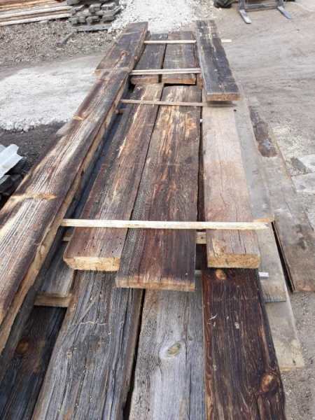 Madriers vieux bois brut