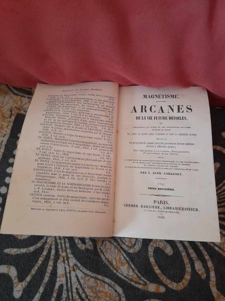 Magnetisme - arcanes de la vie future d&eacute;voil&eacute;s pas cher