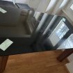 ⭐️ magnifique table en verre noire solide pas cher