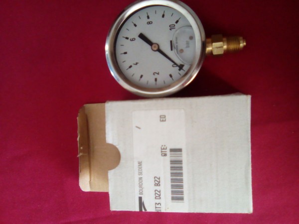 Vente Manometre sedeme 1 &agrave; 10 bars