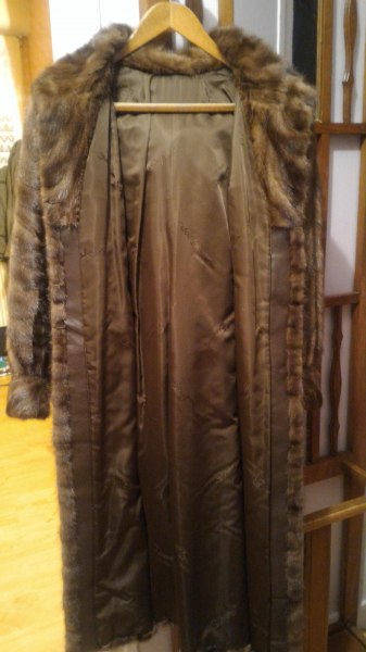 Manteau de fourrure vison pas cher