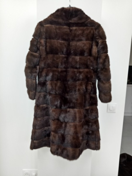 Manteau en vison, modèle actuelle, taille 34-36 pas cher