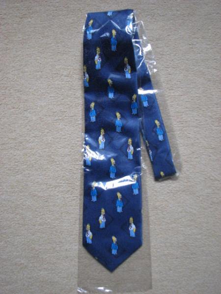 Vente Matt groening - cravate simpson bleue (entier)