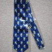 Matt groening - cravate simpson bleue (tetes) pas cher