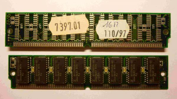 Vente M&eacute;moire pour ordinateur 16 mo x 2