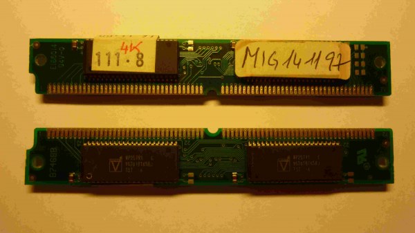 M&eacute;moire pour ordinateur 4 ko x 2 pas cher