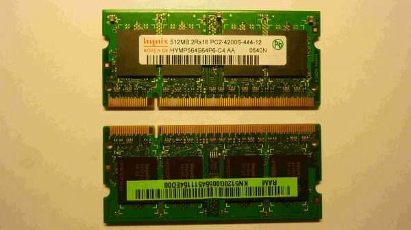 M&eacute;moire pour ordinateur 512 mo x 2 pas cher