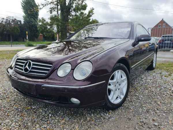 Mercedes cl500 306cv v8 cuir beige, airco, jantes,