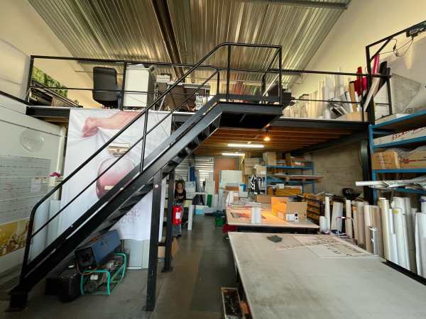 Mezzanine industriel