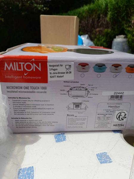 Milton casserole one touch 1000 - 1 pcs pas cher