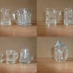 Mini chopes / mini-mugs en verre (8 pieces)